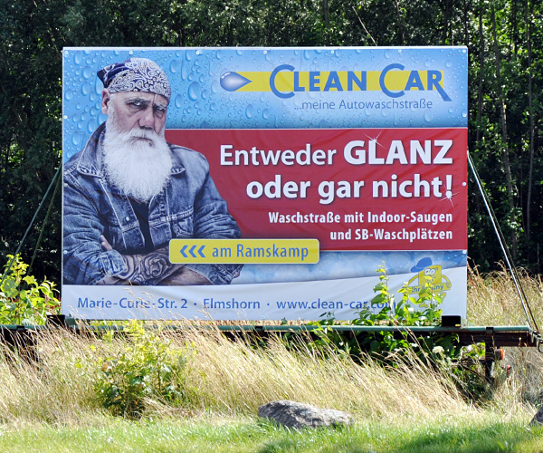 Banner Clean Car Autowaschstraße Elmshorn